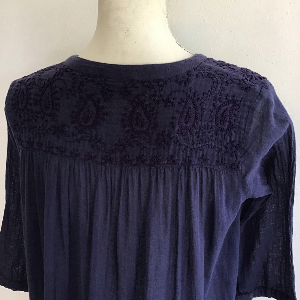 Roller Rabbit Women Elegant Navy Mini Dress XS with Tassels - Picture 9 of 14